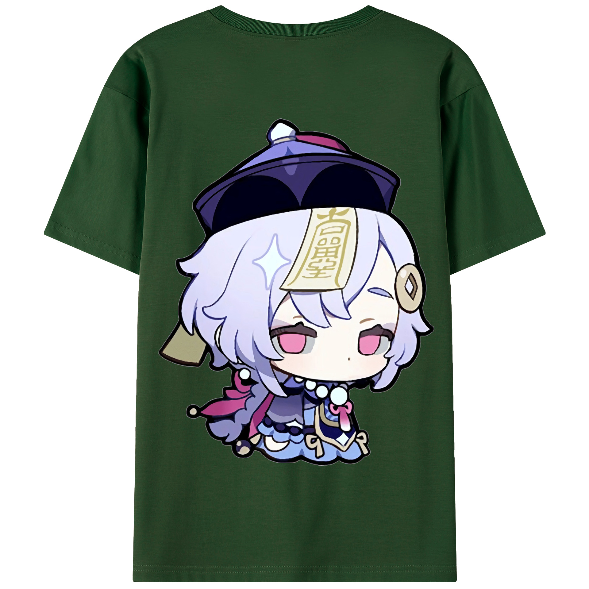 げんし神 七七 なな  genshin Nana 綿100％半袖Tシャツ（背面プリント）